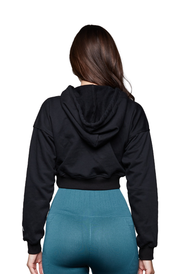 Active hooded crop top online