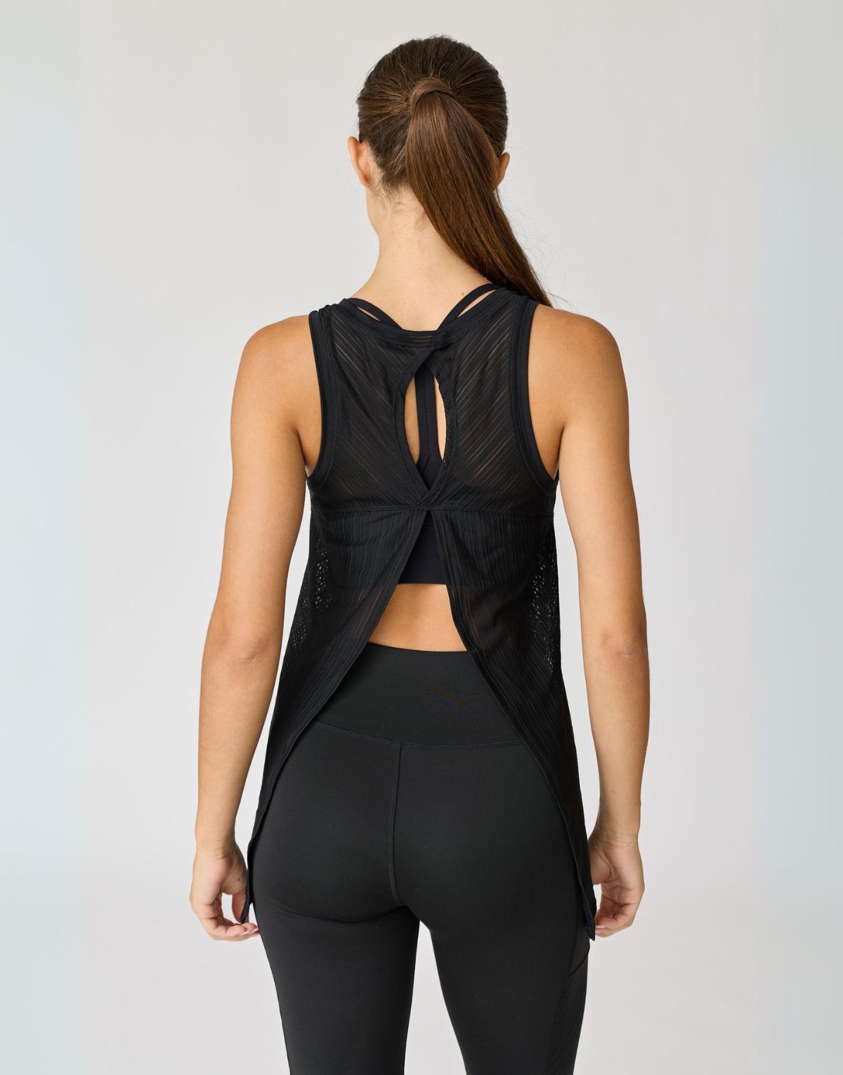 Stripe Mesh Tank Top – AVA Active