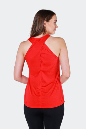 AVA Active Tank Tops Cross Back Tank Top