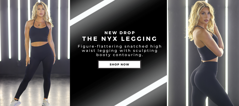 AVA active nux seamless black high waist legging scrunch butt mesh